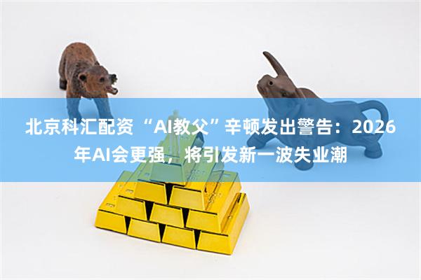 北京科汇配资 “AI教父”辛顿发出警告：2026年AI会更强，将引发新一波失业潮