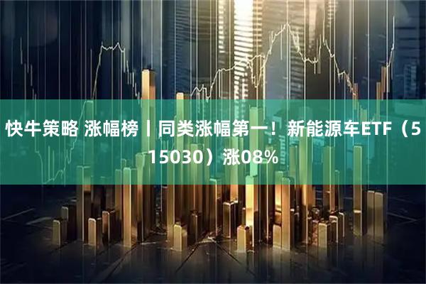 快牛策略 涨幅榜丨同类涨幅第一！新能源车ETF（515030）涨08%